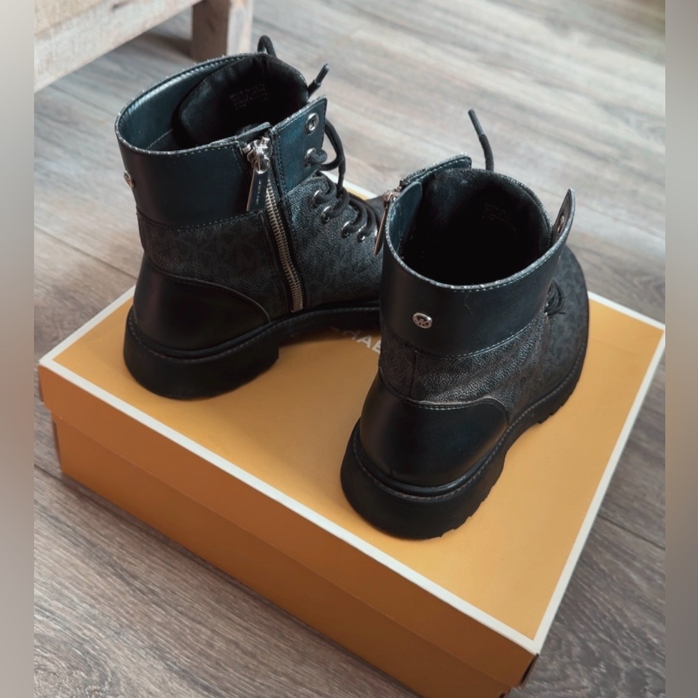 Michael Kors combat boots ✨🖤 - Picture 3 of 15